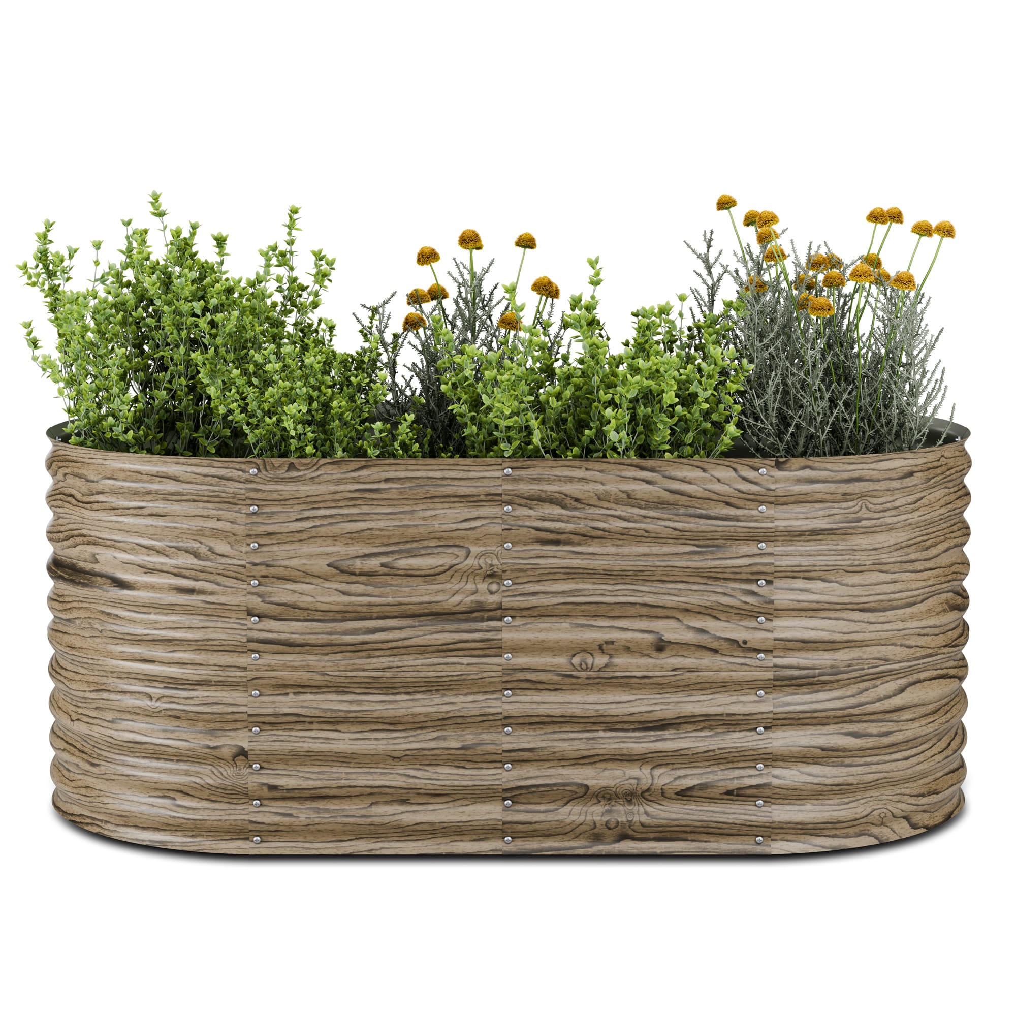 Blumfeldt High Grow povišeni krevet, 1169 L, Ergonomski, Otporan na vremenske uvjete, Ovalni