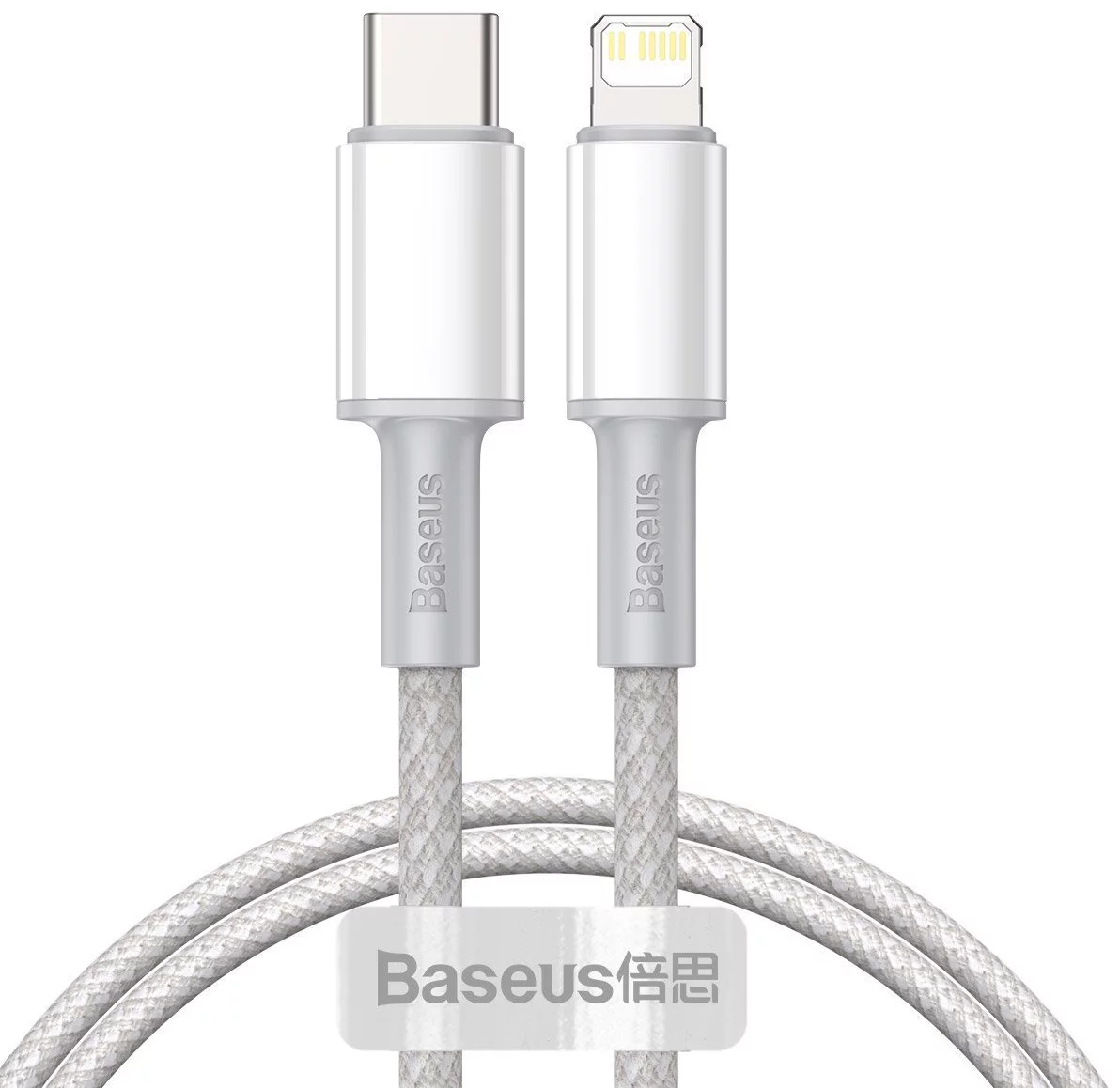 Kabel Baseus High Density Braided Cable Type-C to Lightning, PD,  20W, 1m (white)