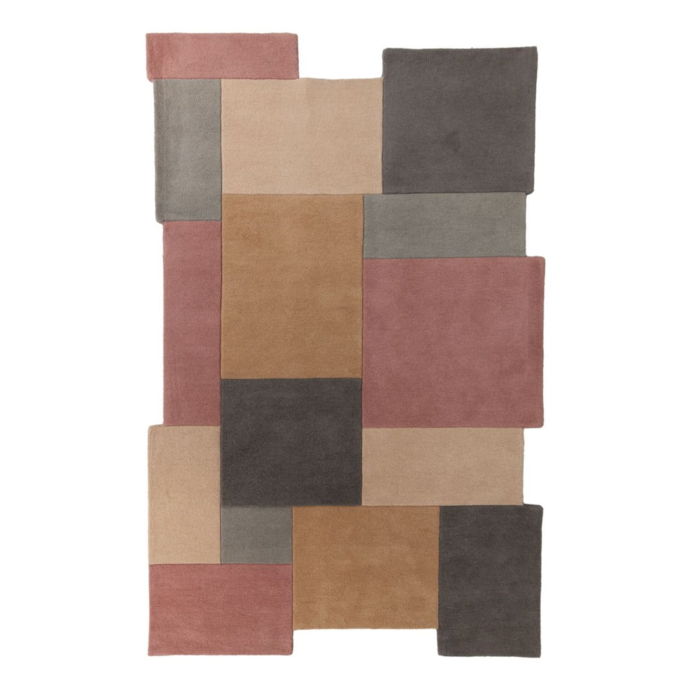 Vuneni tepih Flair Rugs Collage Earthy, 120 x 180 cm
