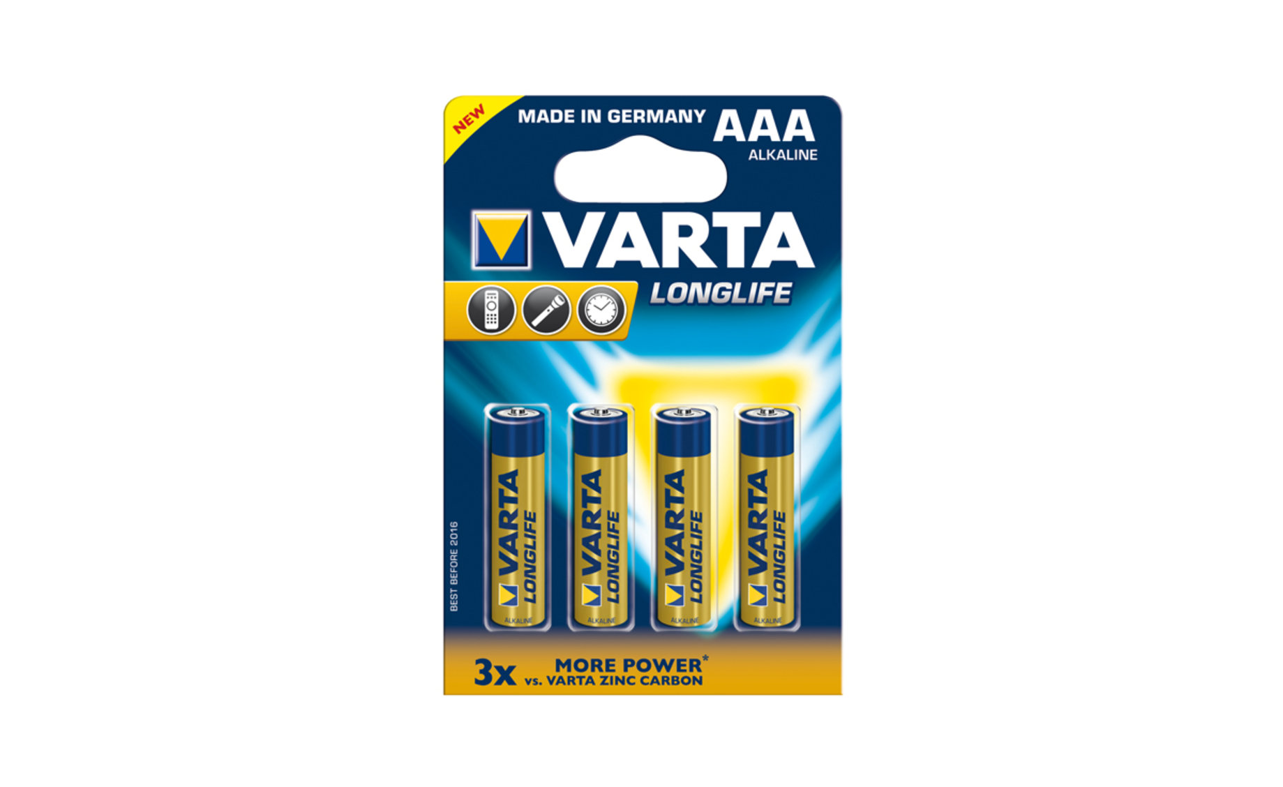 Varta AAA Longlife baterije,4kom