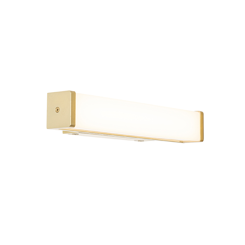 Zidna svjetiljka za kupaonicu mesingana 32 cm uključujući LED IP44 - Cascada