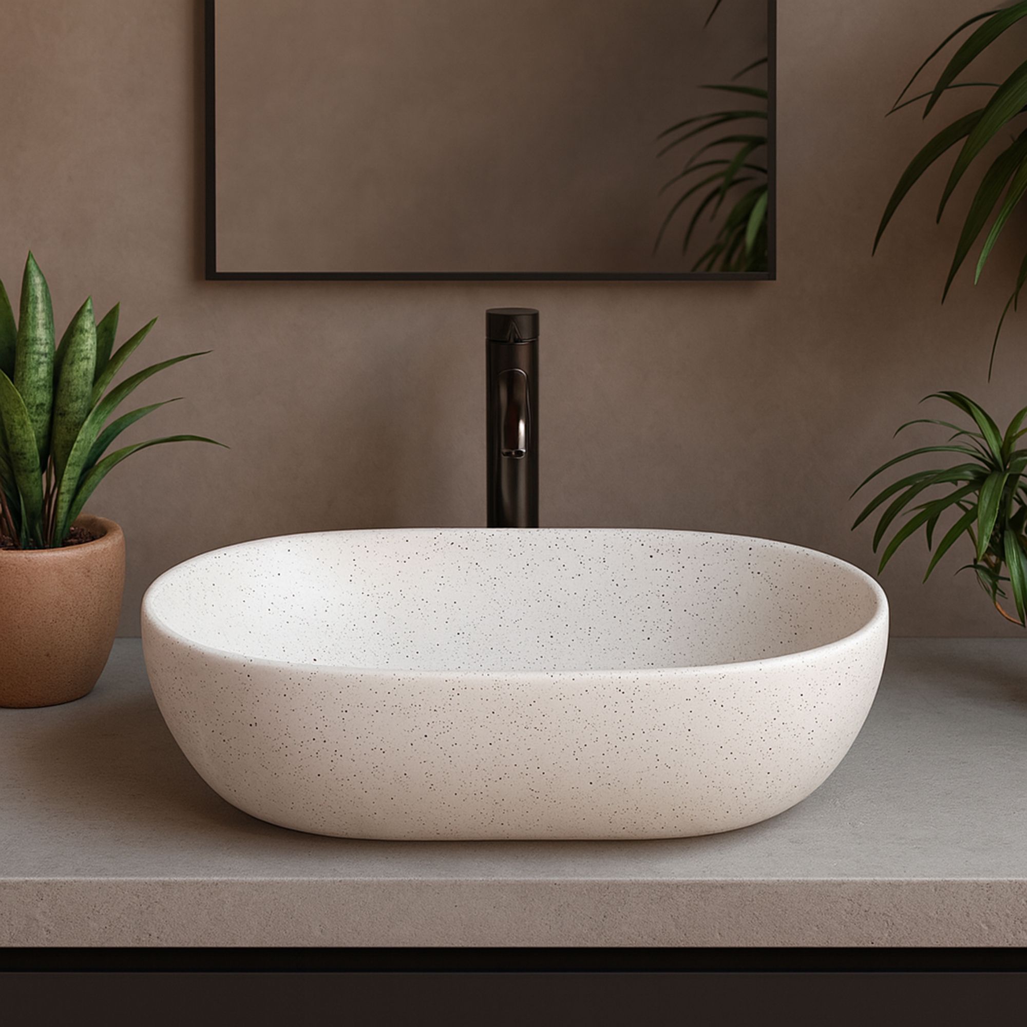 Nadgradni umivaonik REA Amelia WARM