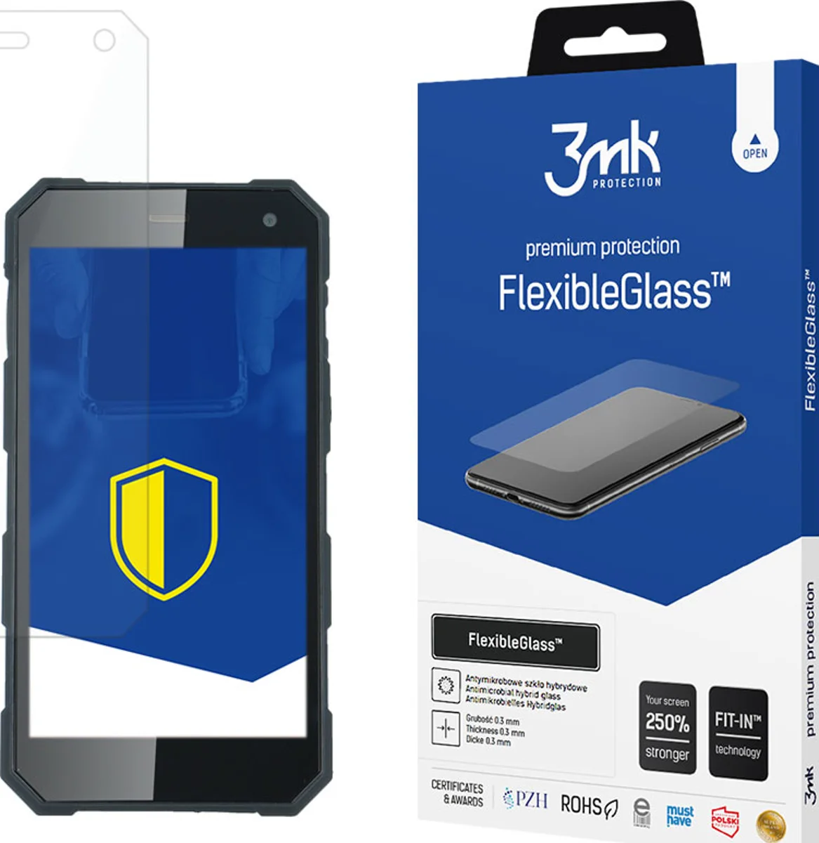 Zaštitno staklo 3MK FlexibleGlass MyPhone Hammer Energy Hybrid Glass