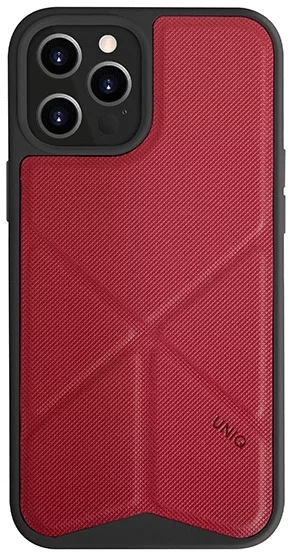 Maska UNIQ Transforma iPhone 12 Pro Max 6,5" red (UNIQ-IP6.7HYB(2020)-TRSFRED)