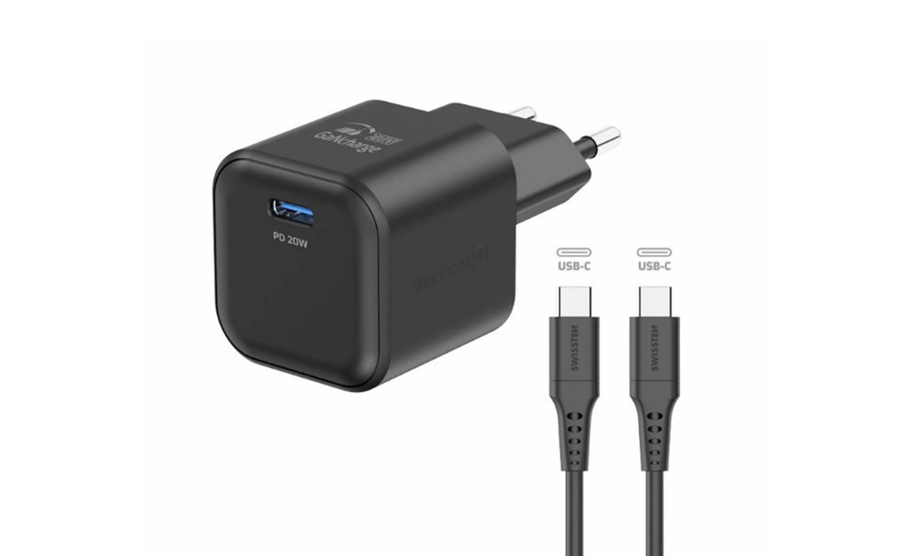 Swissten SWT 22070130 punjač za AC220 , 20W , crni