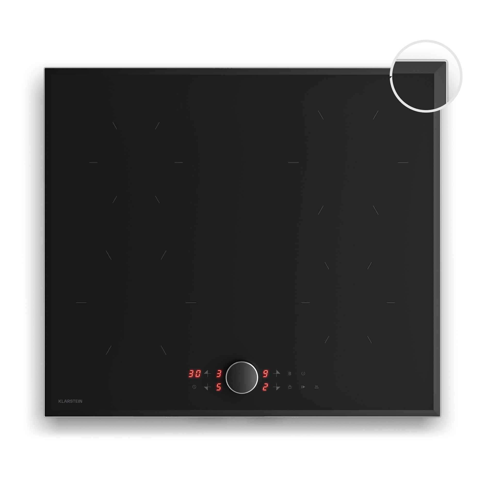 Klarstein Magnichef indukcijska ploča za kuhanje | 4 zone kuhanja | Moderna i inovativna | 8200 W | 60 cm