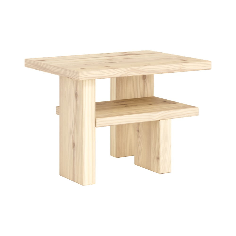 Pomoćni stol od masivnog bora 34x45 cm Japan – Karup Design