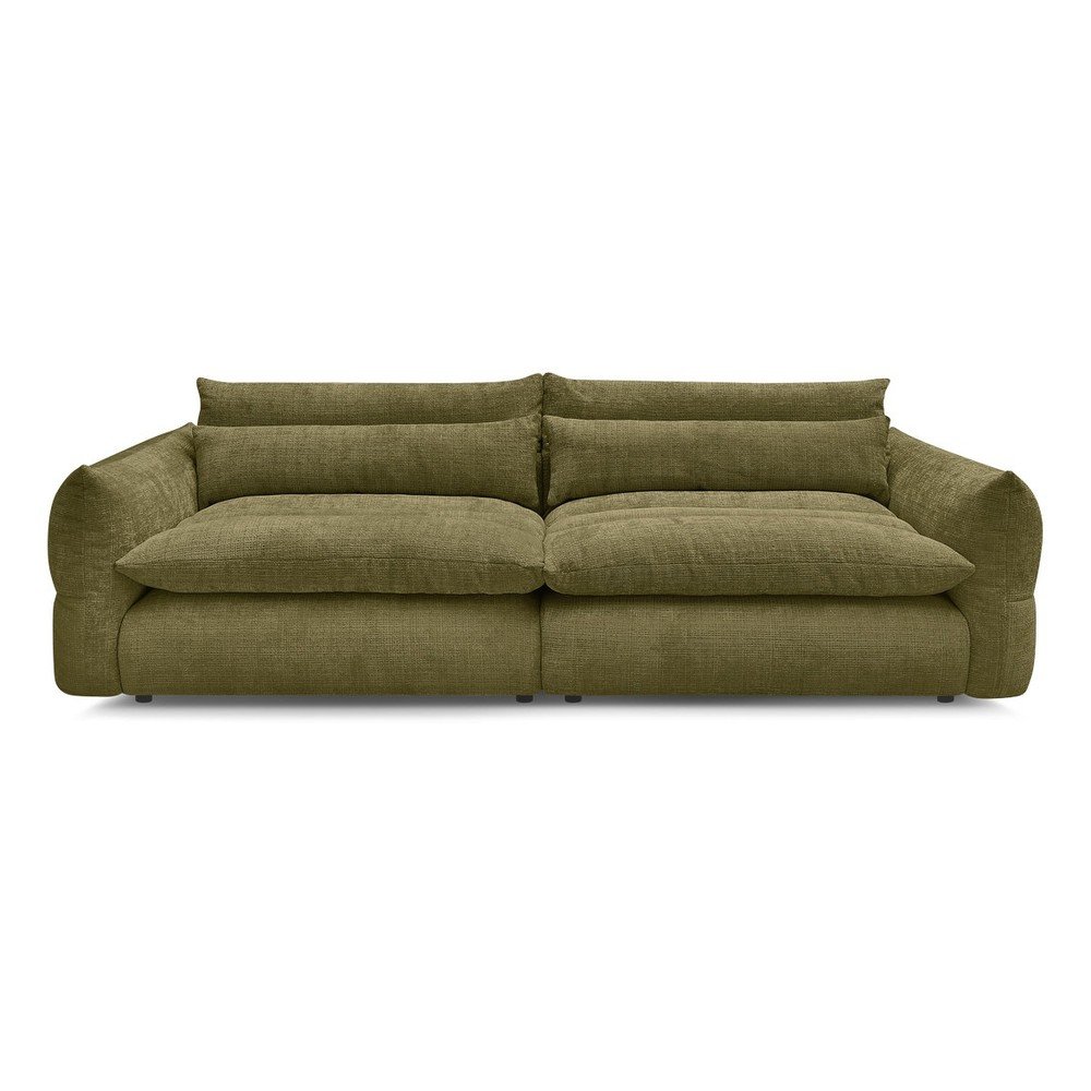 Zelena sofa od šenila 276 cm Neil – Bobochic Paris