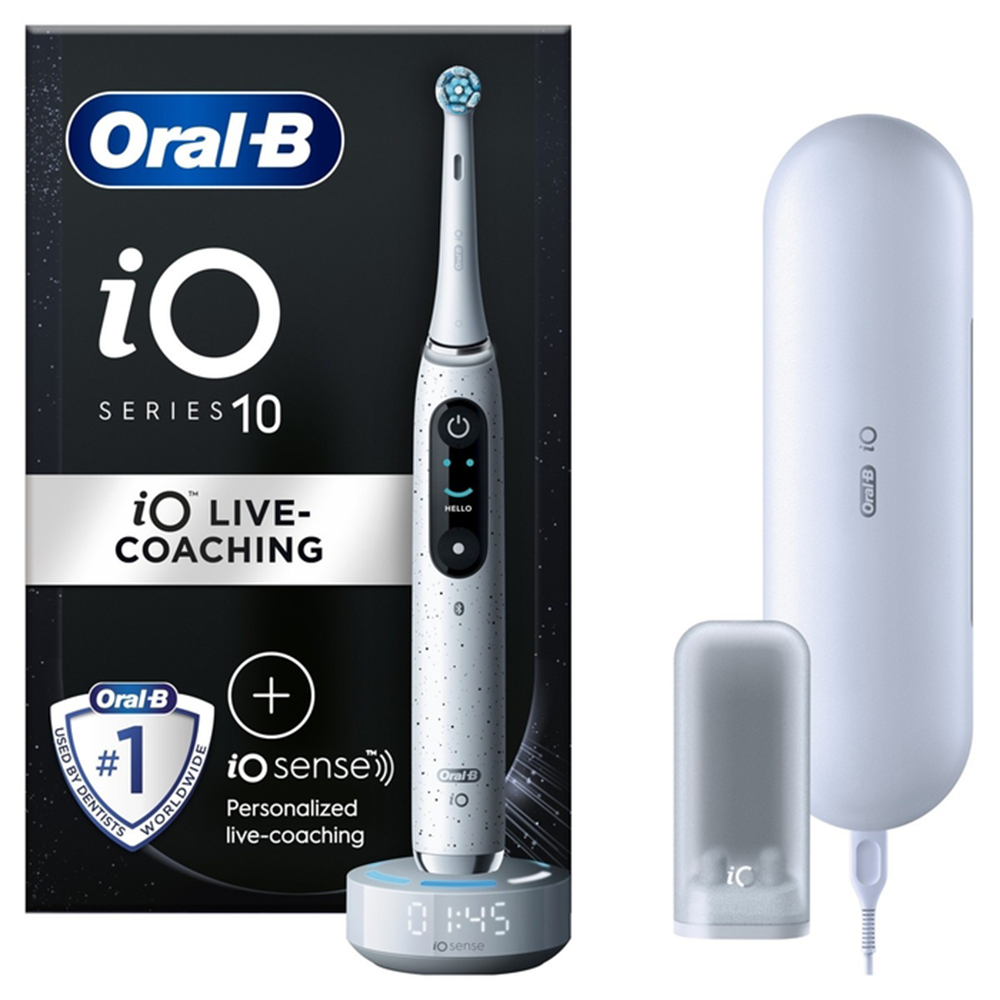 ORAL-B električna četkica za zube iO10, stardust bijela