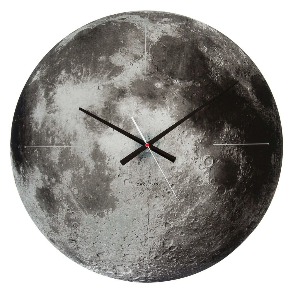 Karlsson Moon zidni sat