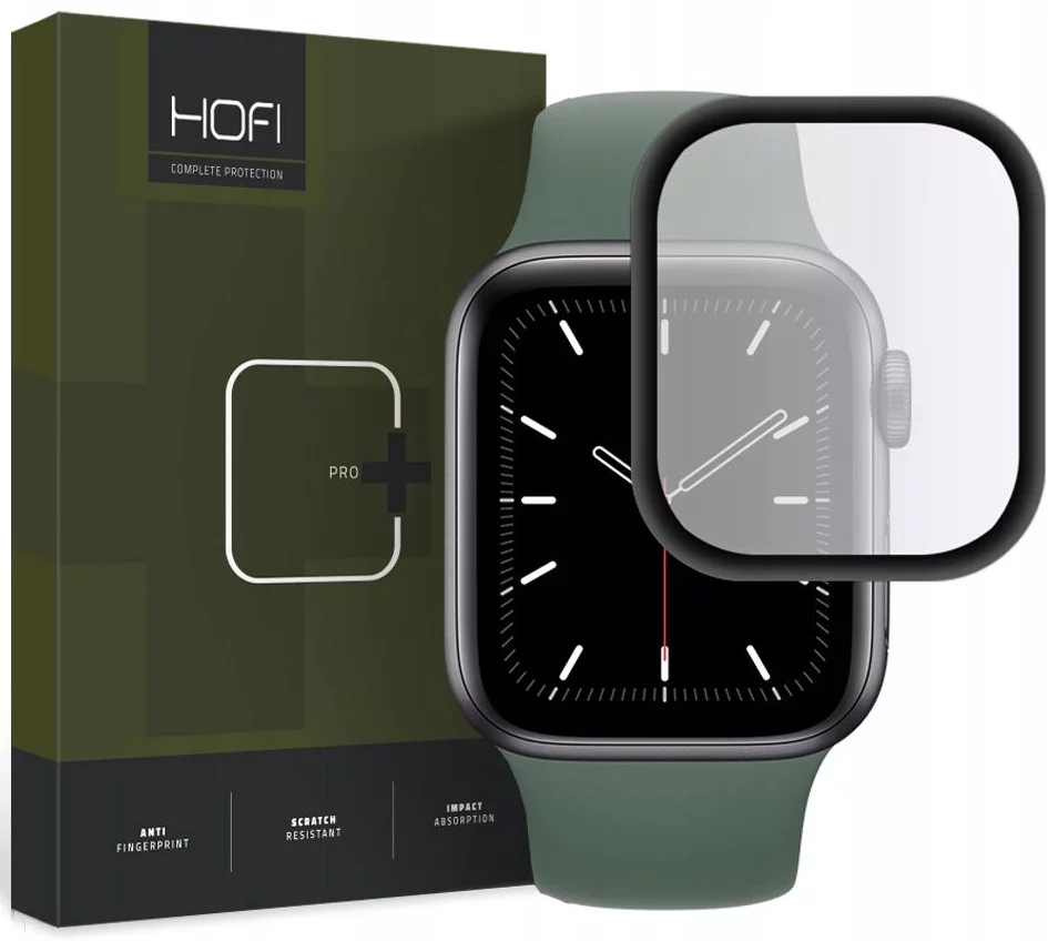Zaštitno staklo HOFI HYBRID GLASS APPLE WATCH 4/5 (44MM) BLACK (5906735416251)