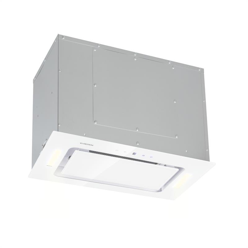 Klarstein Hektor, napa, ugrađena, 52 cm, snaga usisavanja 530 m³ / h, LED, dodir, staklo