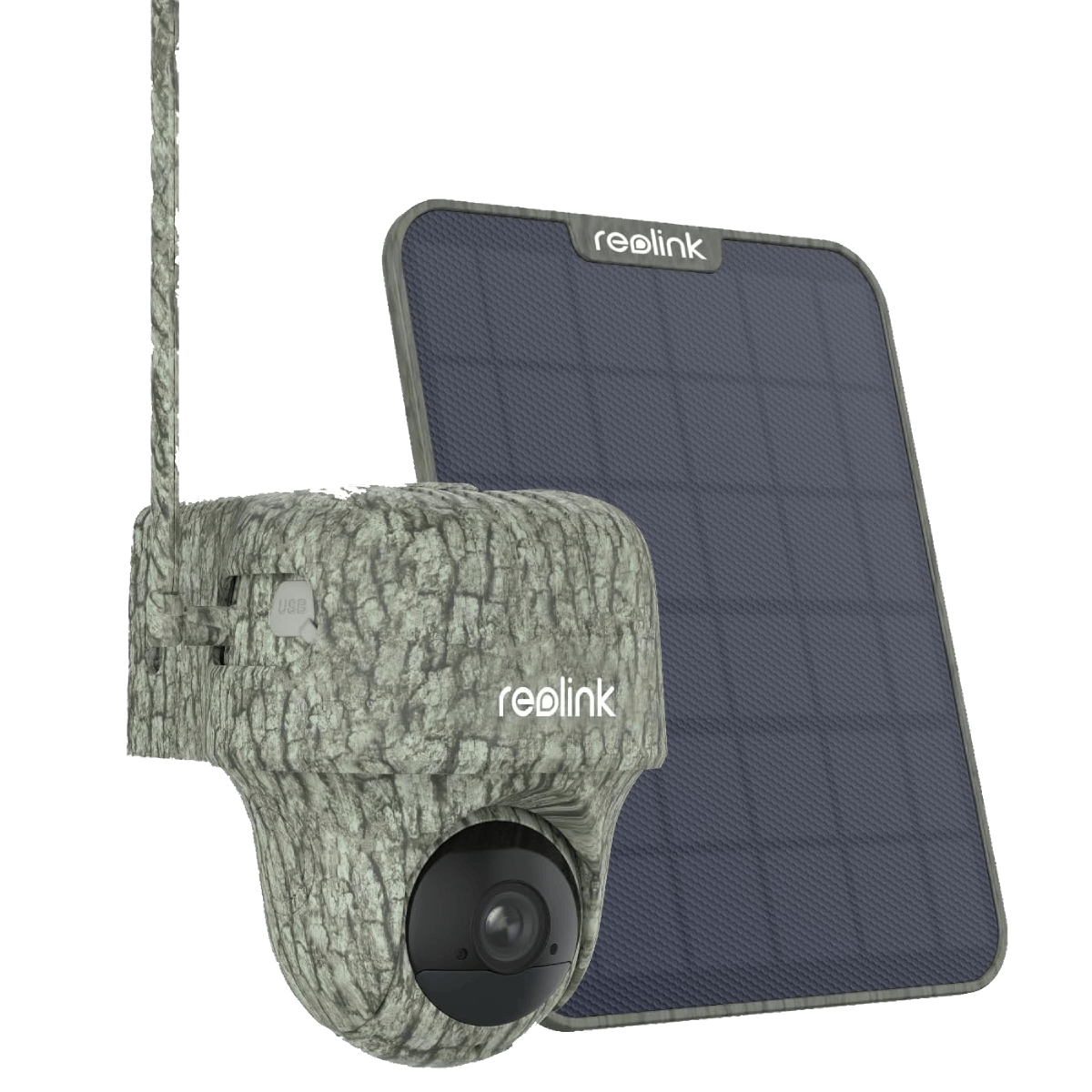 Reolink G450 (Go Ranger PT) - kamuflažna rotirajuća 4G kamera + solarni panel
