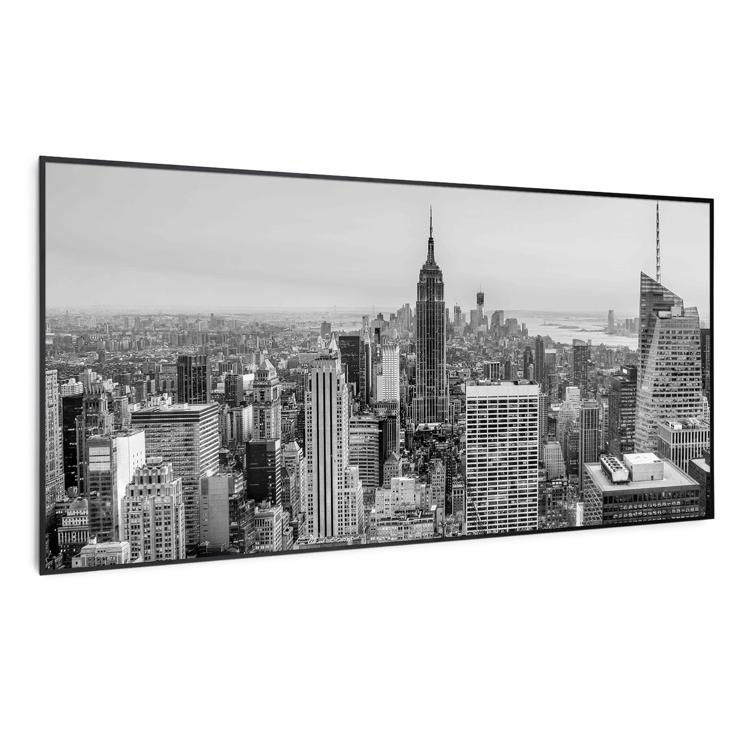 Klarstein Wonderwall Air Art Smart, infracrveni grijač, New York City, 120 × 60 cm, 700 W