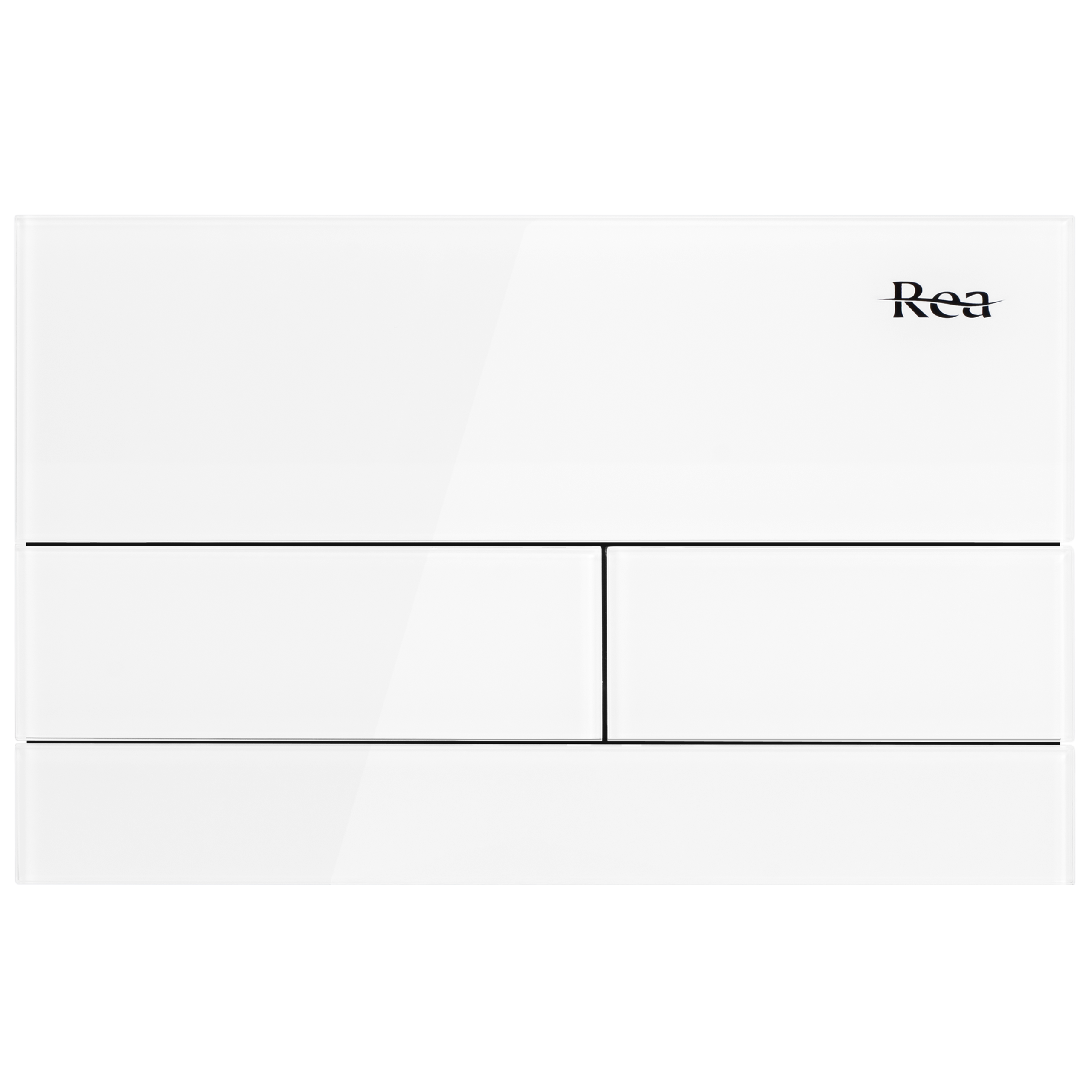 Dugme za okvir za WC školjku K011A-Q Rea T White Glass