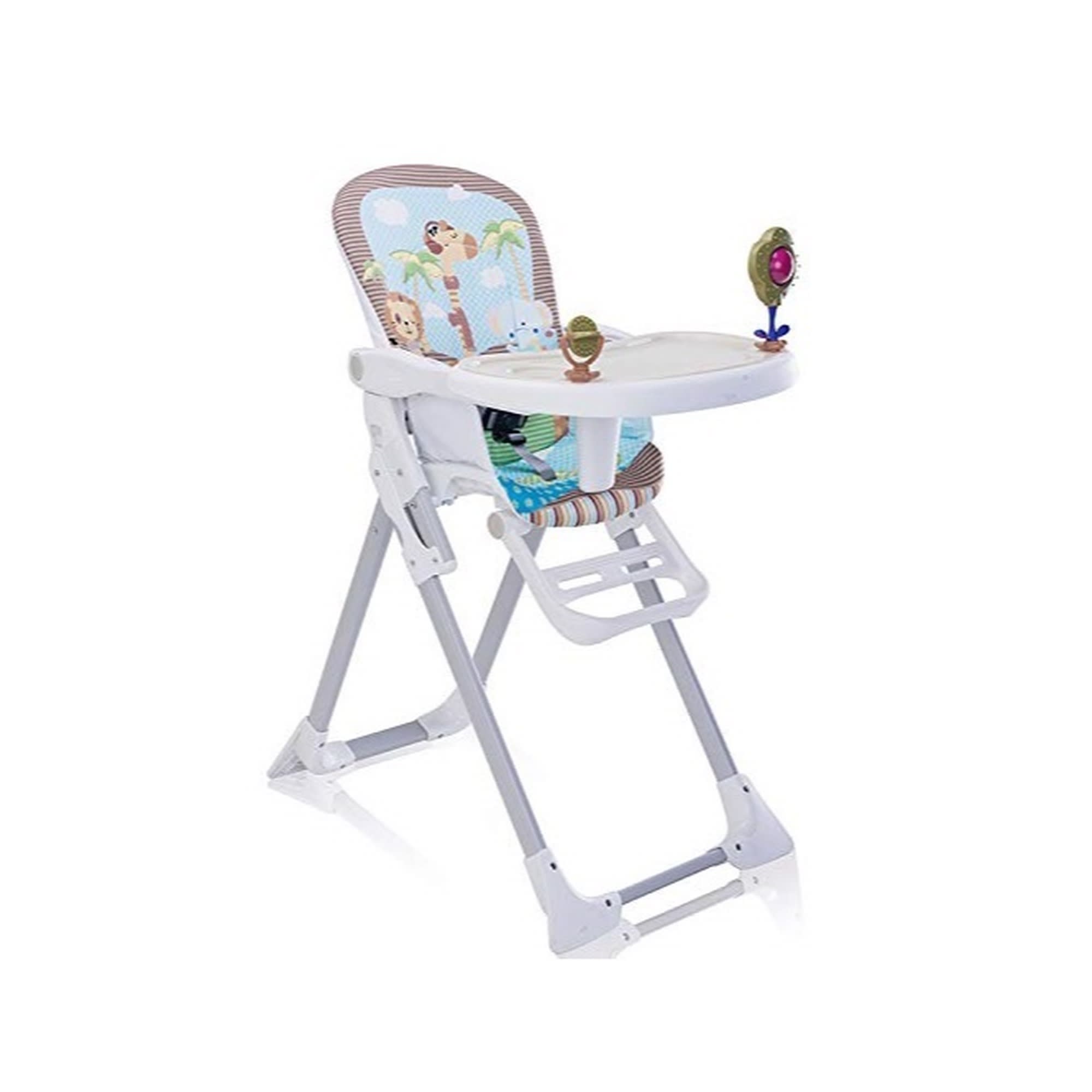 Babify Dječji stolac s igračkama, pladnjem i podesivim naslonom za noge (max 110 znakova)