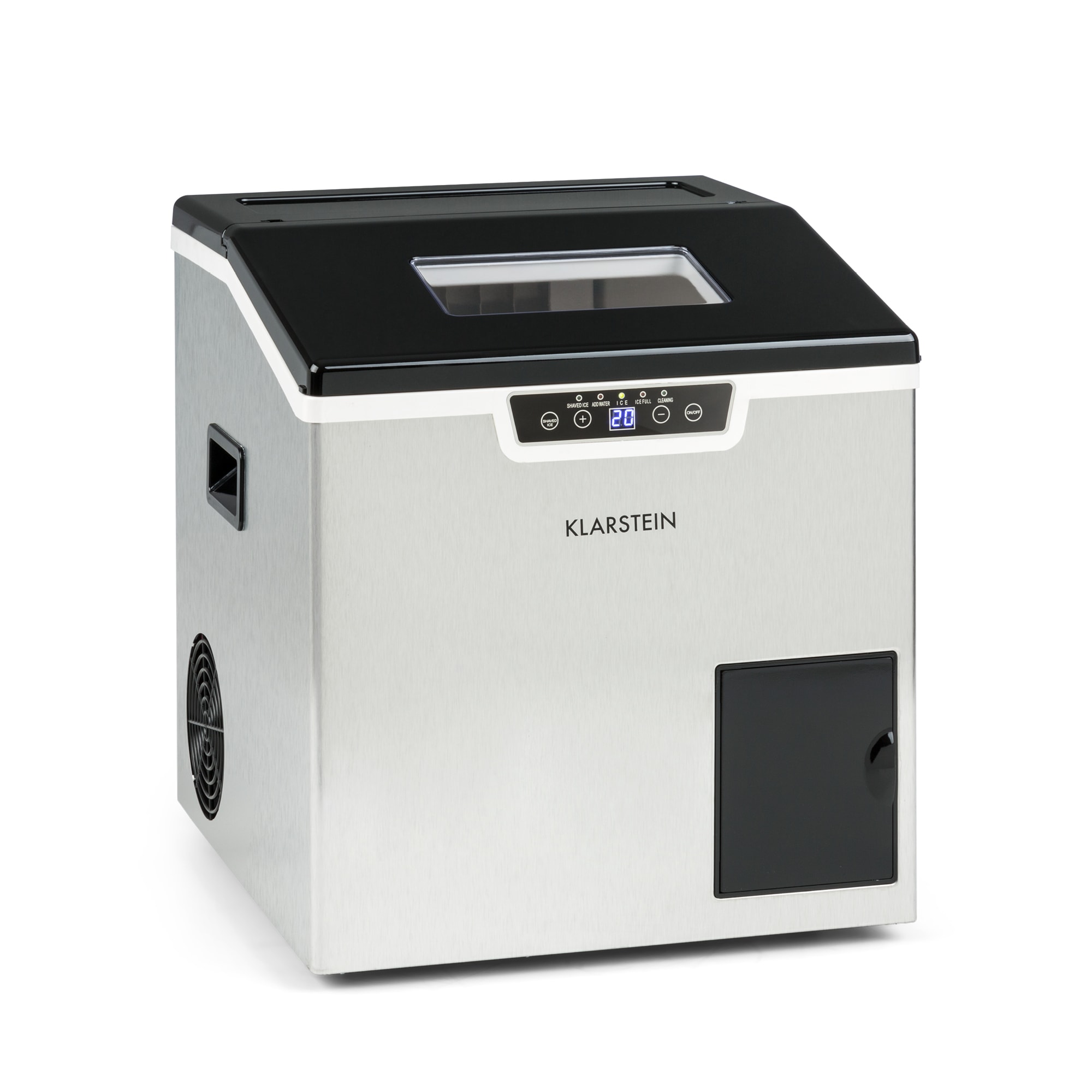 Klarstein Icefestival Cube, ledomat, 400 W, 1,9 l, 20 kg / 24 sata