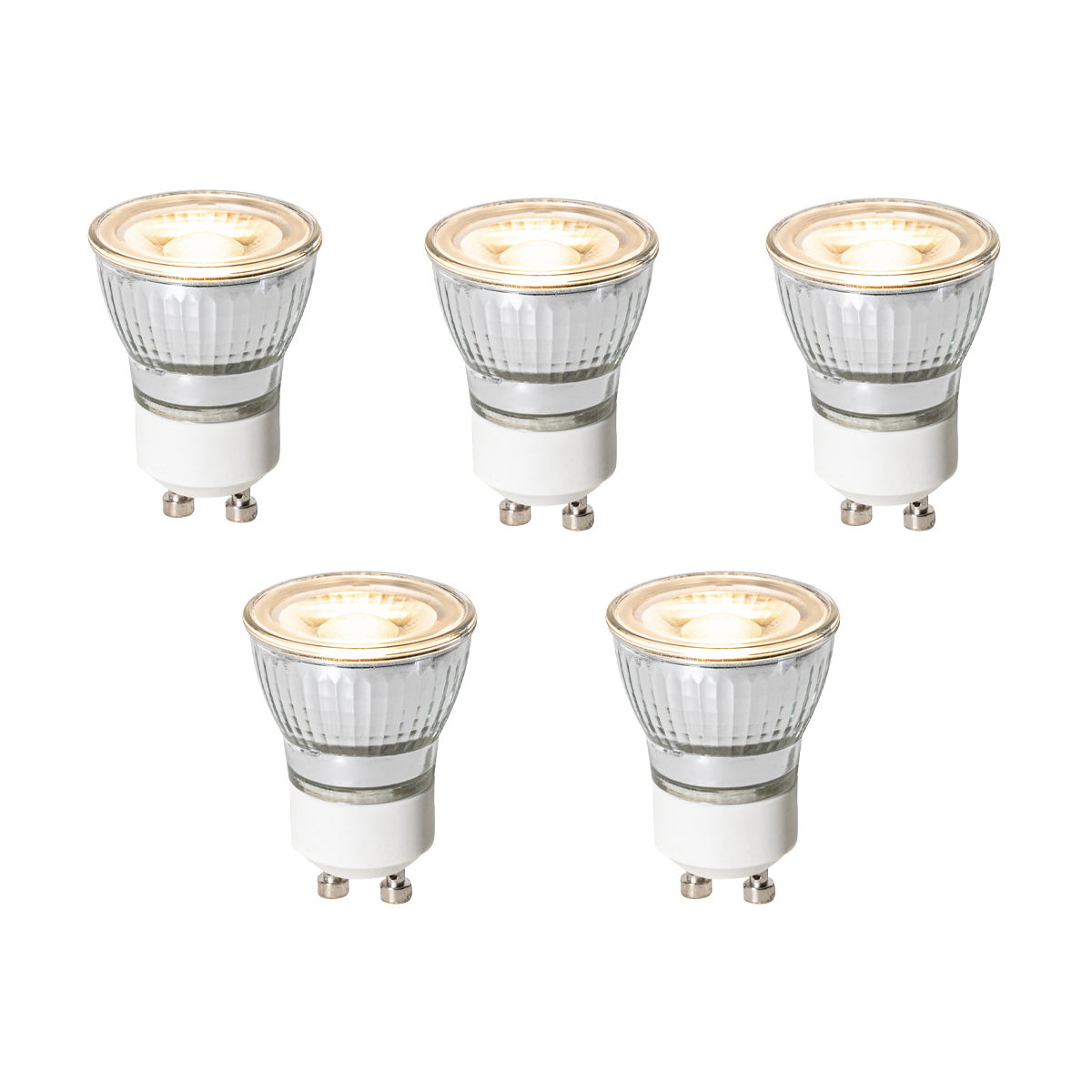 Set od 5 GU10 3-stupanjskih prigušivih LED žarulja 35 mm 4W 220 lm 3000K