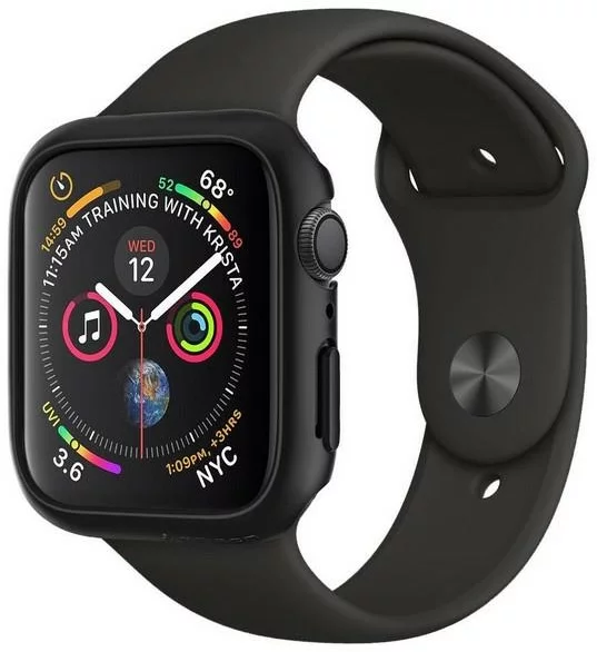 Maska SPIGEN - Apple Watch Series 4 (44mm) Case Thin Fit, Black (062CS24474)