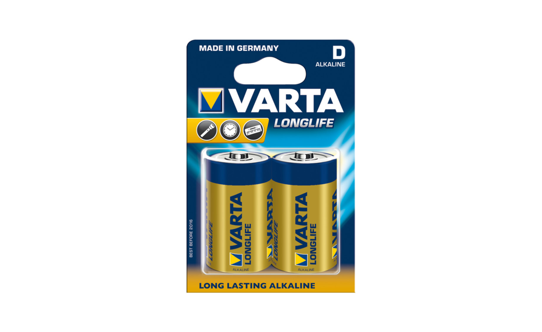 Varta D longlife baterije,2kom