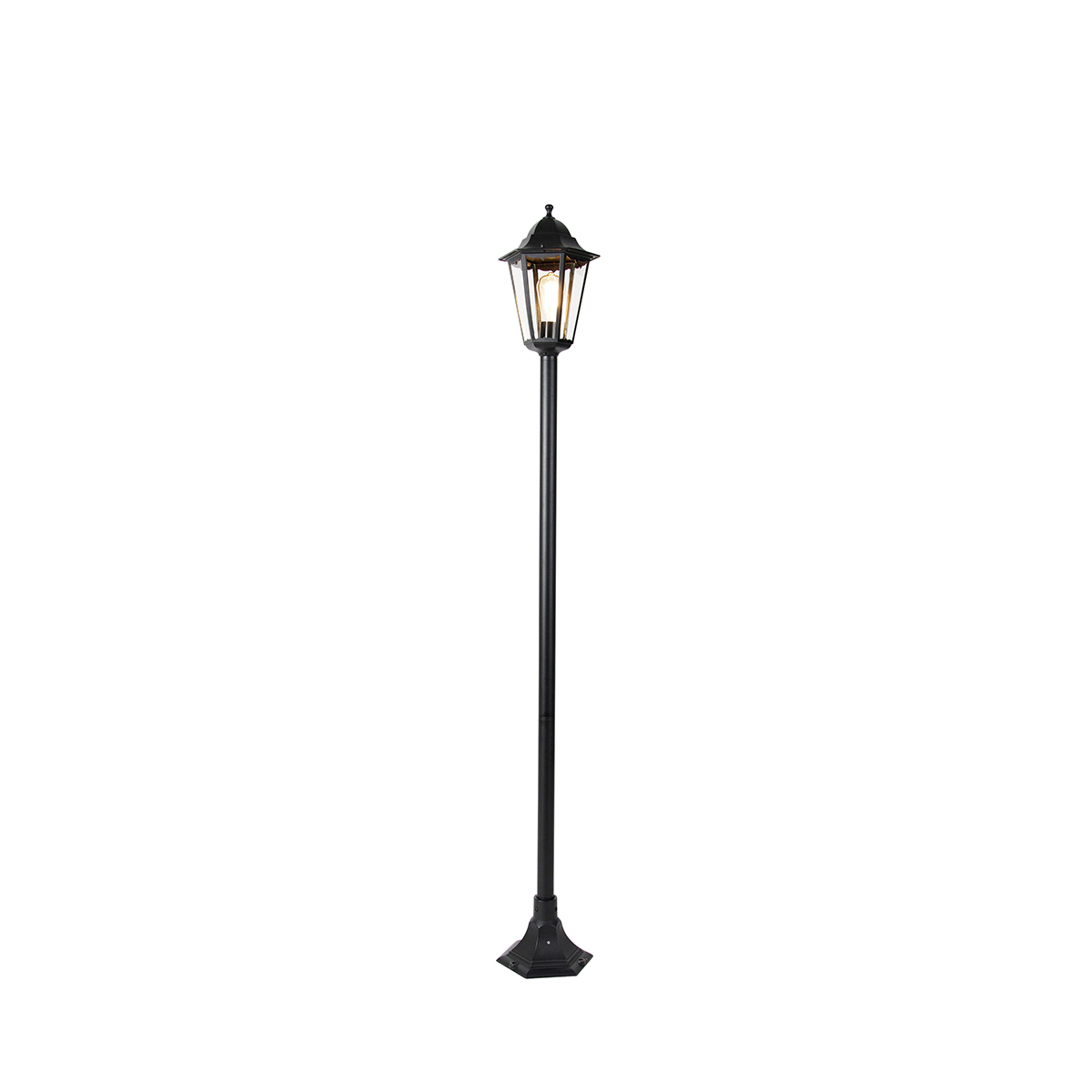 Pametna vanjska podna svjetiljka crna 170 cm uklj. WiFi ST64 - New Orleans