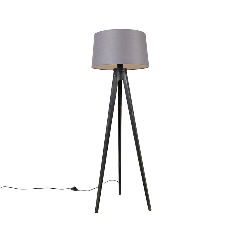 Stativ crni s platnenim sjenilom tamno siv 45 cm - Tripod Classic