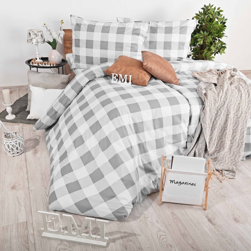 Pamučna posteljina Istra EMI, Francuski set1 200x220 + 2x (70x90)