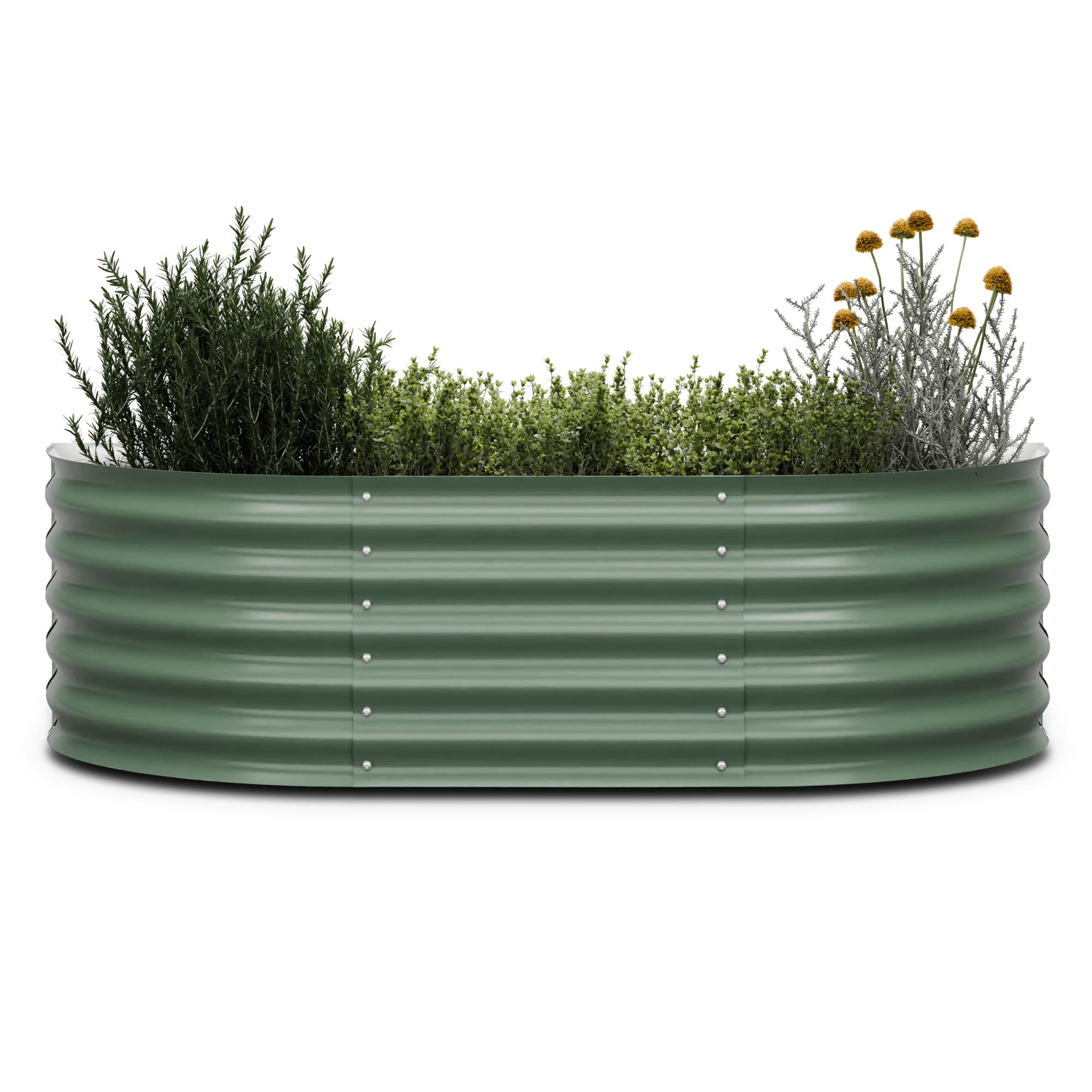 Blumfeldt High Grow, povišeni krevet, 160 x 80 x 80 cm, izrađen od valovitog čeličnog lima, jednostavan za sastavljanje, otporan na hrđu i mraz