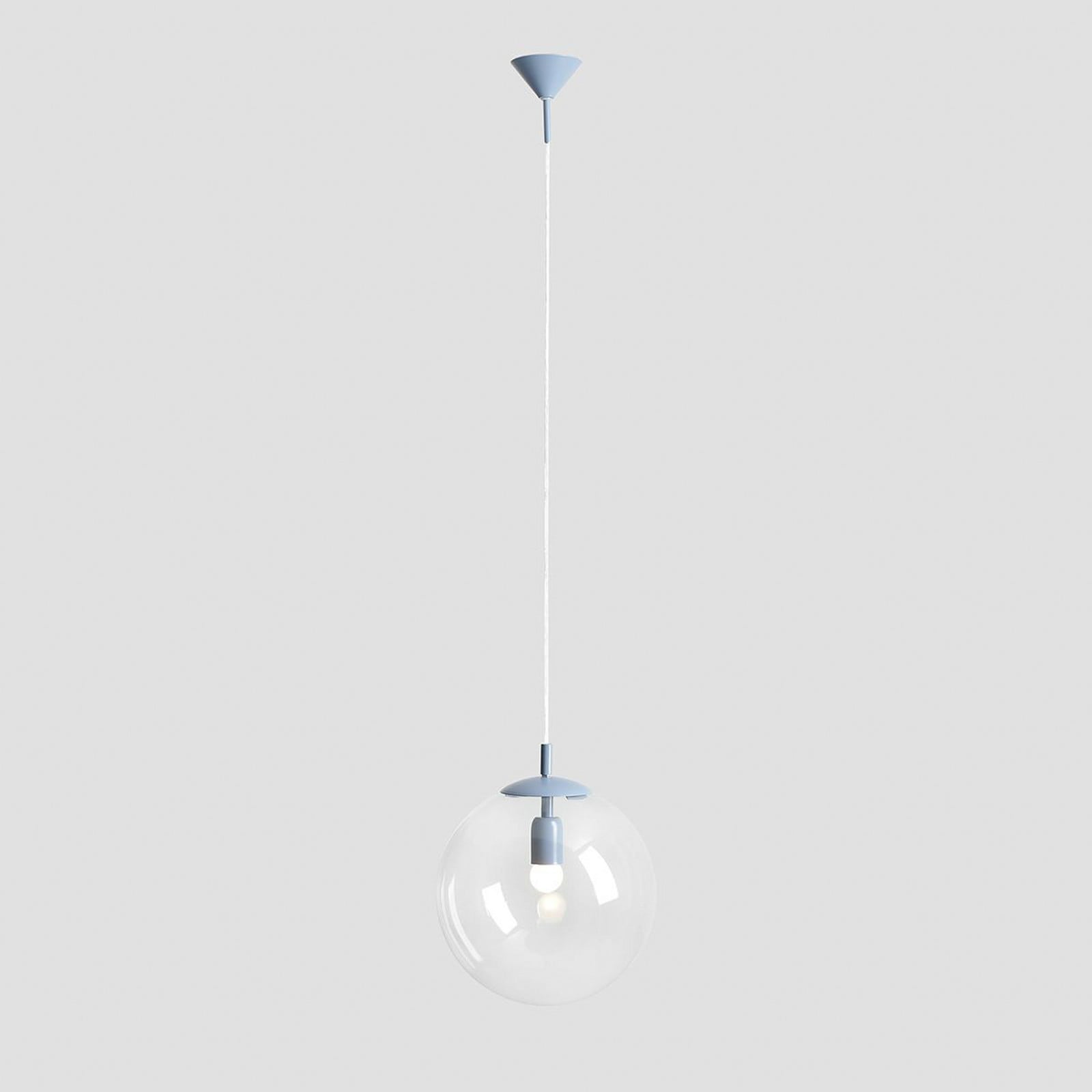 Nohr viseća svjetiljka sa staklenim sjenilom, plava/prozirna