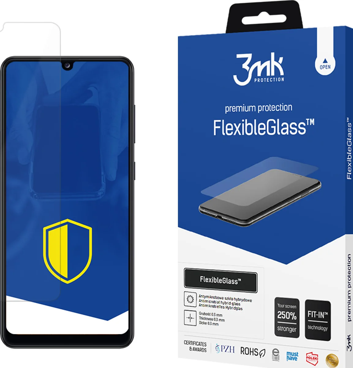 Zaštitno staklo 3MK FlexibleGlass Samsung A315 A31 Hybrid Glass