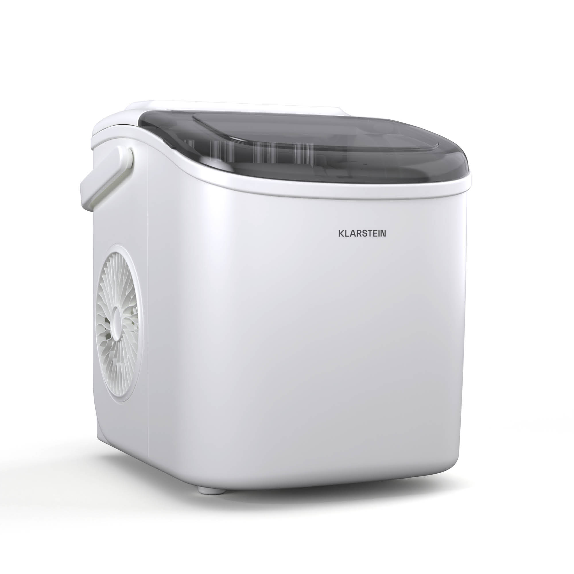 Klarstein Caldwell ledomat, 12 kg kocki leda/dan, potpuno automatski, LED zaslon, jednostavno čišćenje
