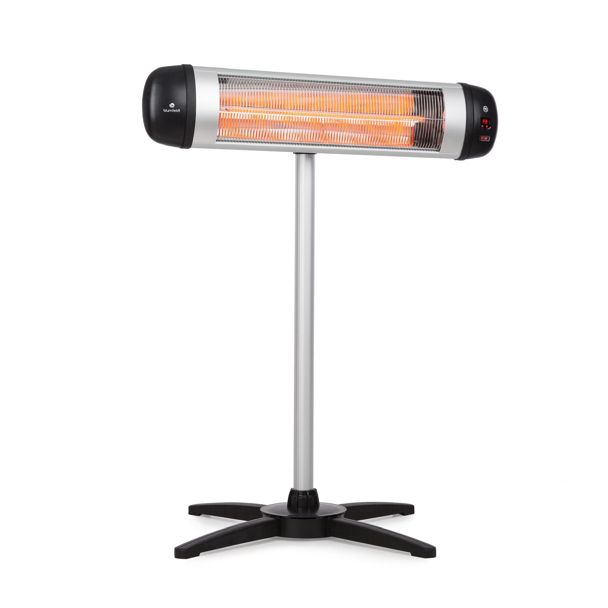 Blumfeldt Rising Sun, infracrveni grijač 850/1650/2500 W, aluminij