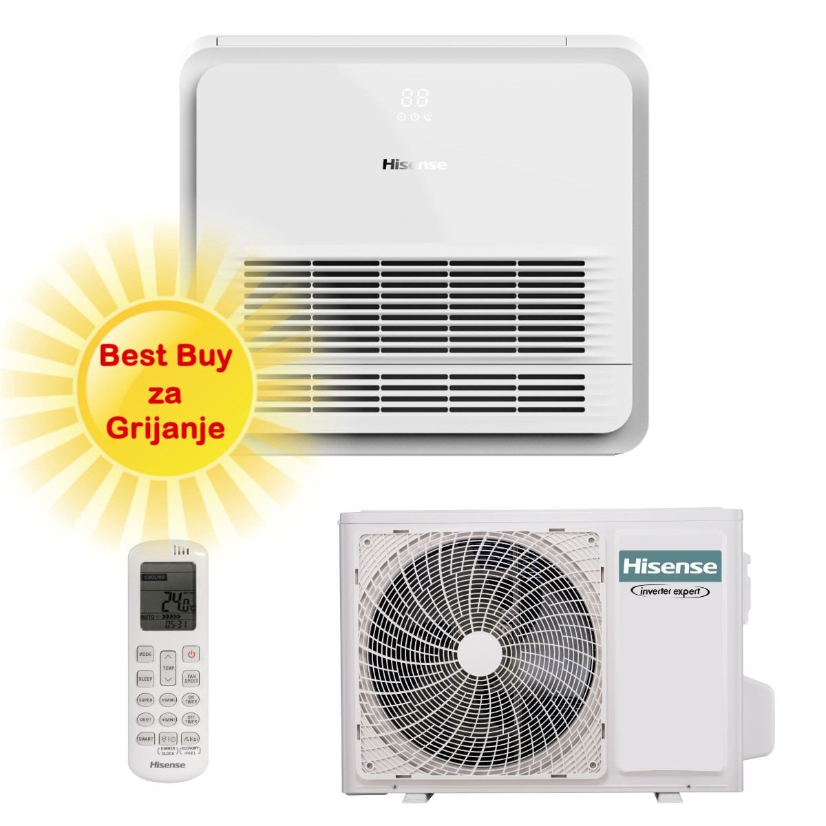 Hisense Klima Uređaj 4,8Kw Akt-52Ur4Rsk4