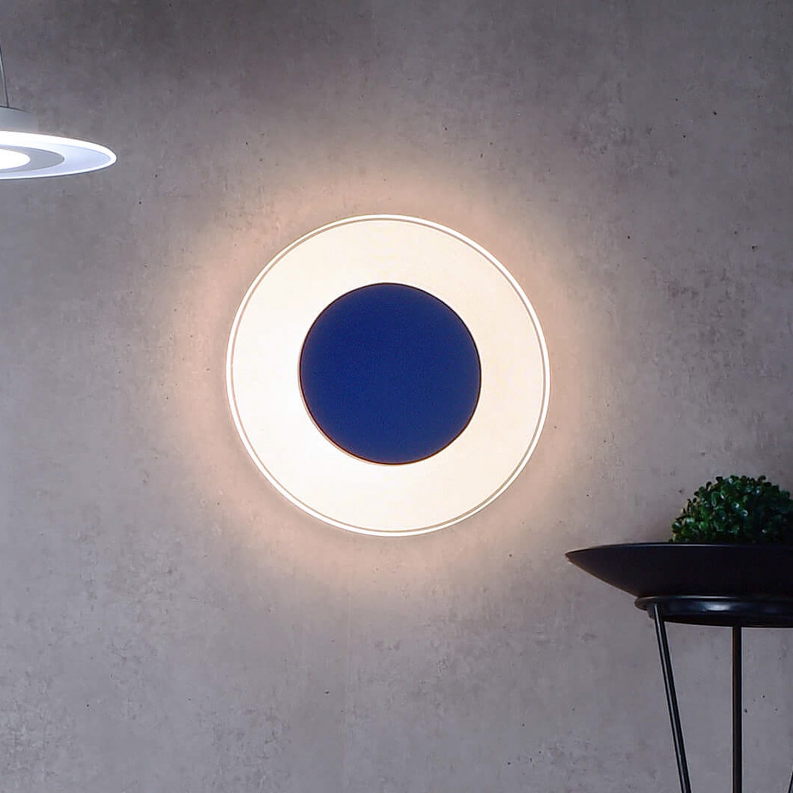 Zaniah LED stropna svjetiljka, 360° svjetlo, 24W, plava