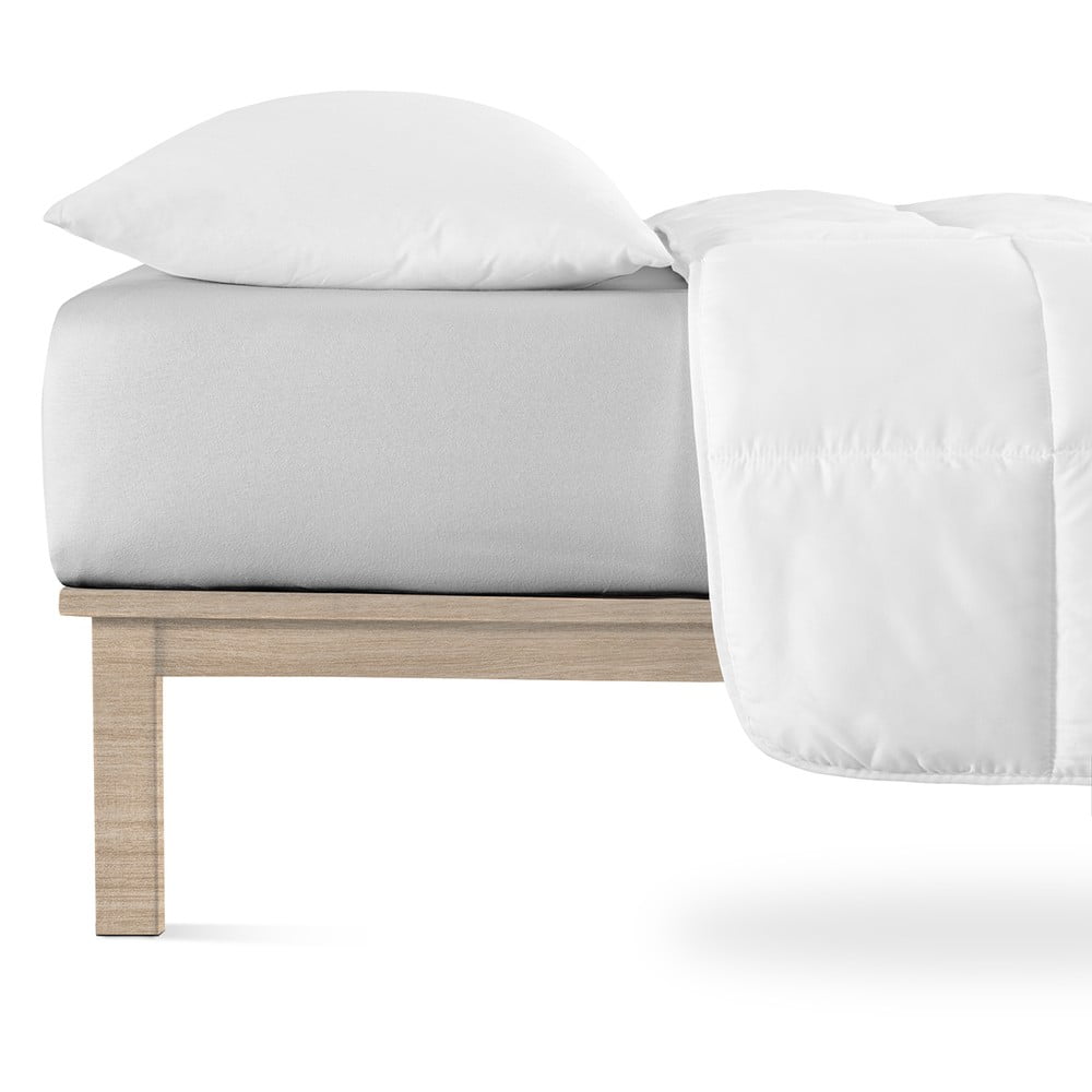 Svijetlo siva plahta s gumom od jerseya 180x200 cm Boxspring – Andrea Simone