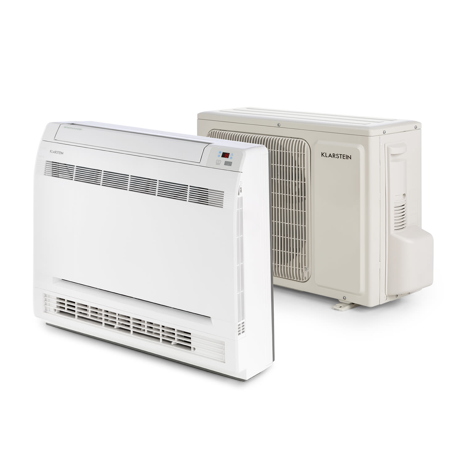 Klarstein Ground Control 12, inverter split, bijela, klima, 12000 BTU, 3,5/3,5 kW, A++, daljinski upravljač