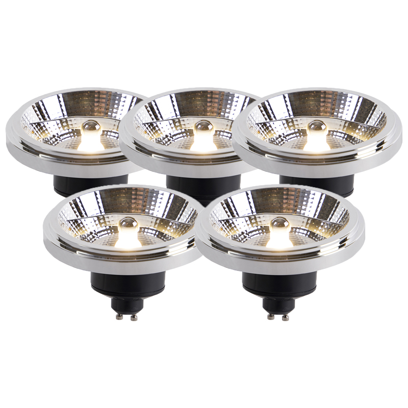 Set od 5 GU10 LED žarulja AR111 11W 820lm 3000K