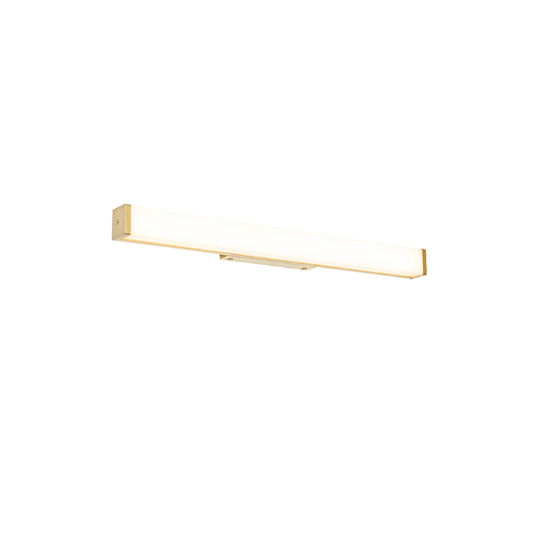 Zidna svjetiljka za kupaonicu mesing 62 cm uključujući LED IP44 - Cascada