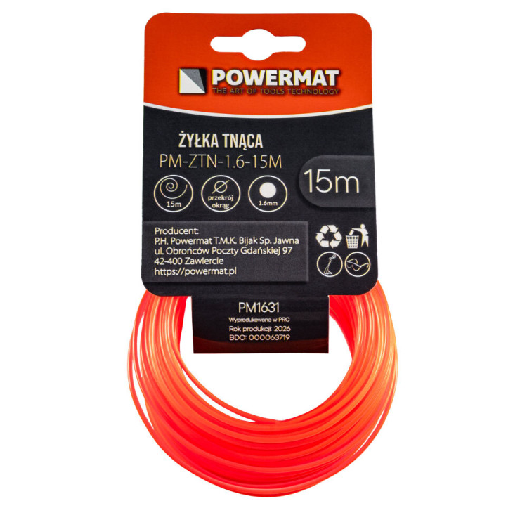 Trimerska struna PM-ZTN-1.6-15M