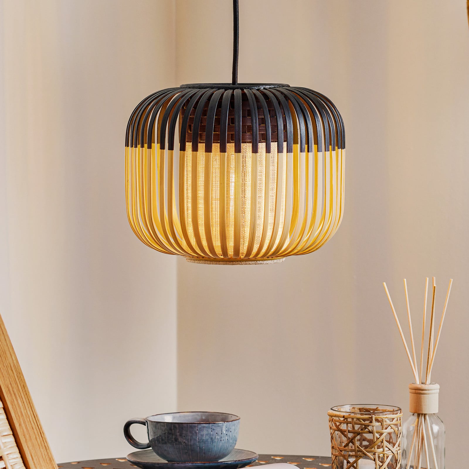 Visilica Forestier Bamboo Light XS 27 cm crna