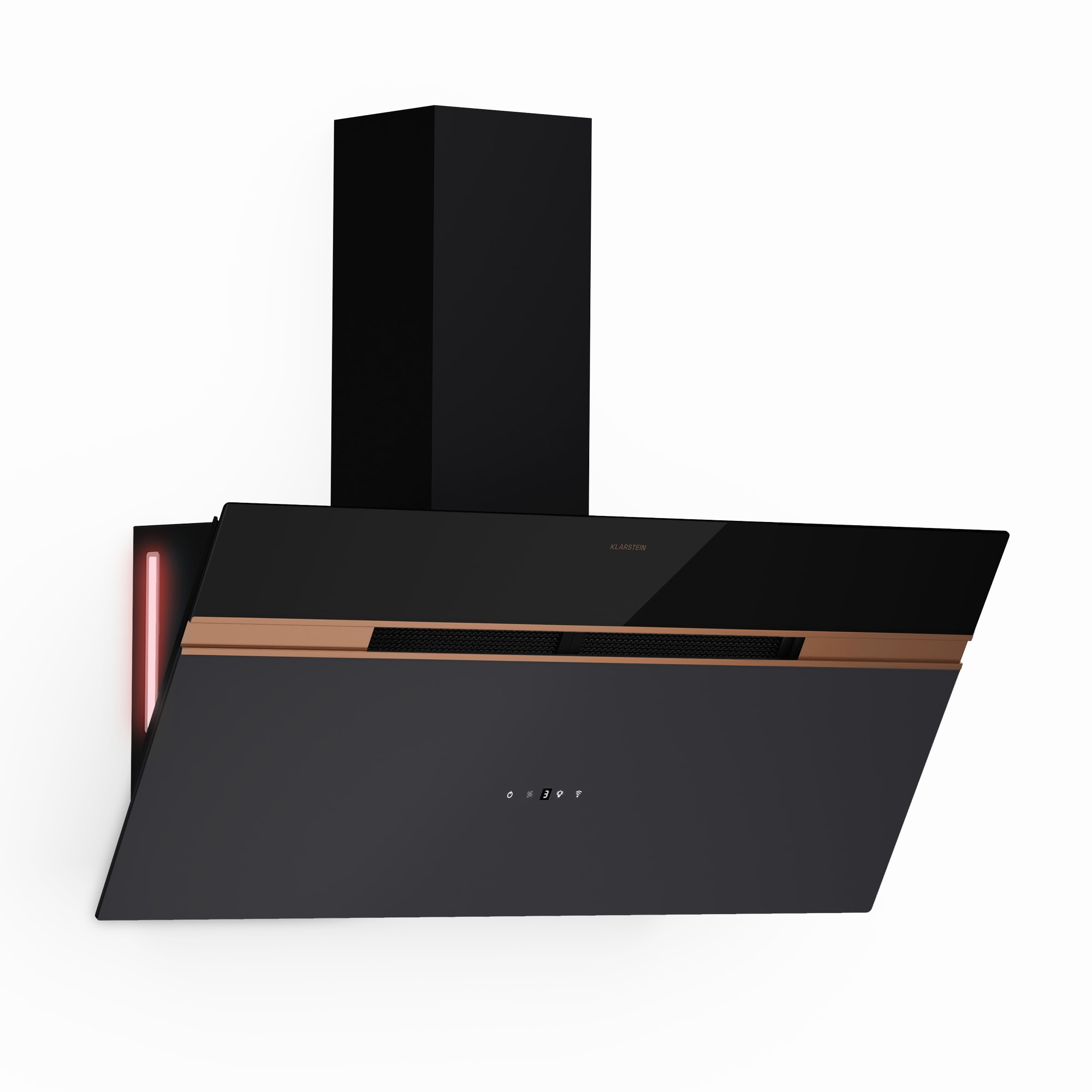 Klarstein Alina napa, 90 cm, 690 m³/h, Tiha, EEK A++