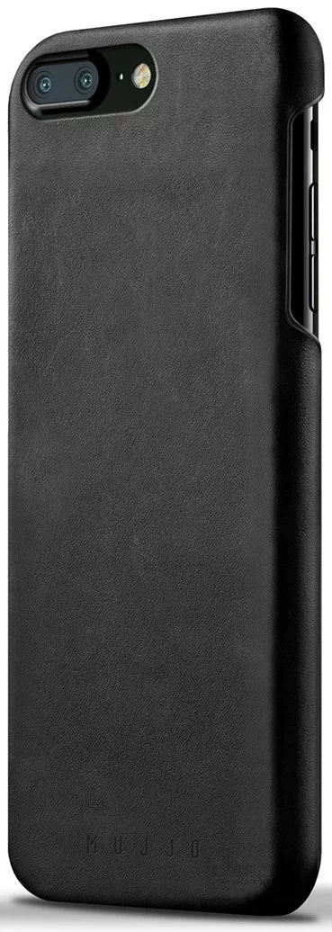 Maska MUJJO Leather Case for iPhone 8 Plus / 7 Plus - Black (MUJJO-CS-074-BK) 