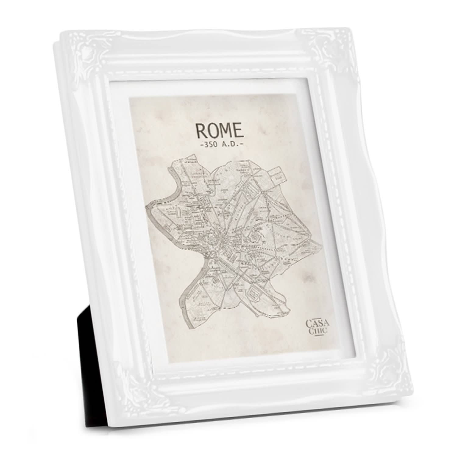 Casa Chic Regent, okvir za slike, pravokutni, fotografije 17 × 12 cm, nosač, staklo, rokoko