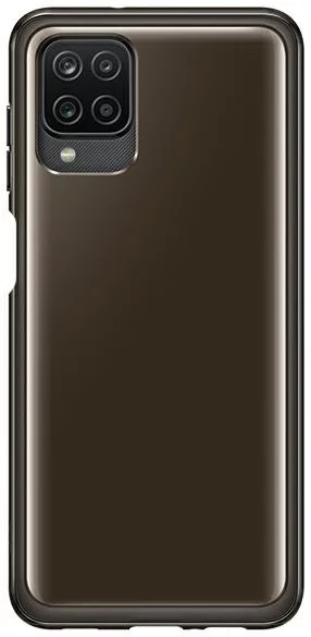 Maska Samsung Galaxy A12 Clear Cover Black (EF-QA125TBEGEU)
