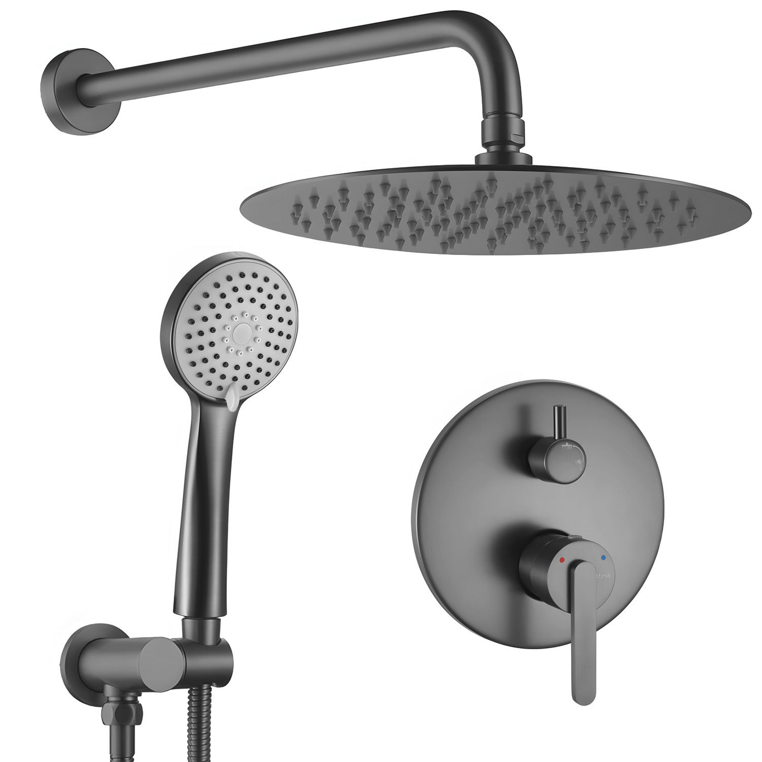 Tuš set Rea Ontario Gun Grey + BOX