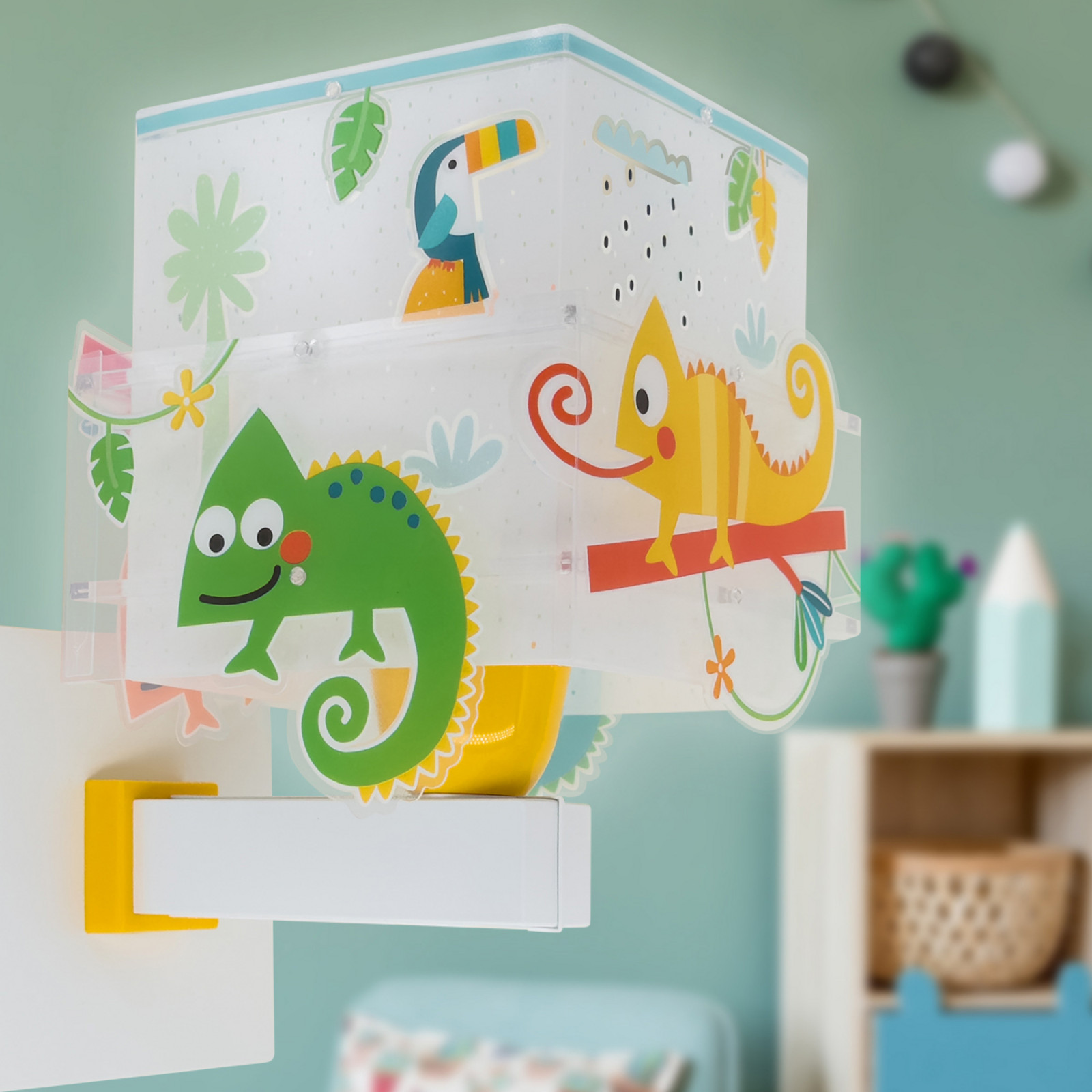 Dalber Happy Jungle zidna svjetiljka s kabelom/utikačem