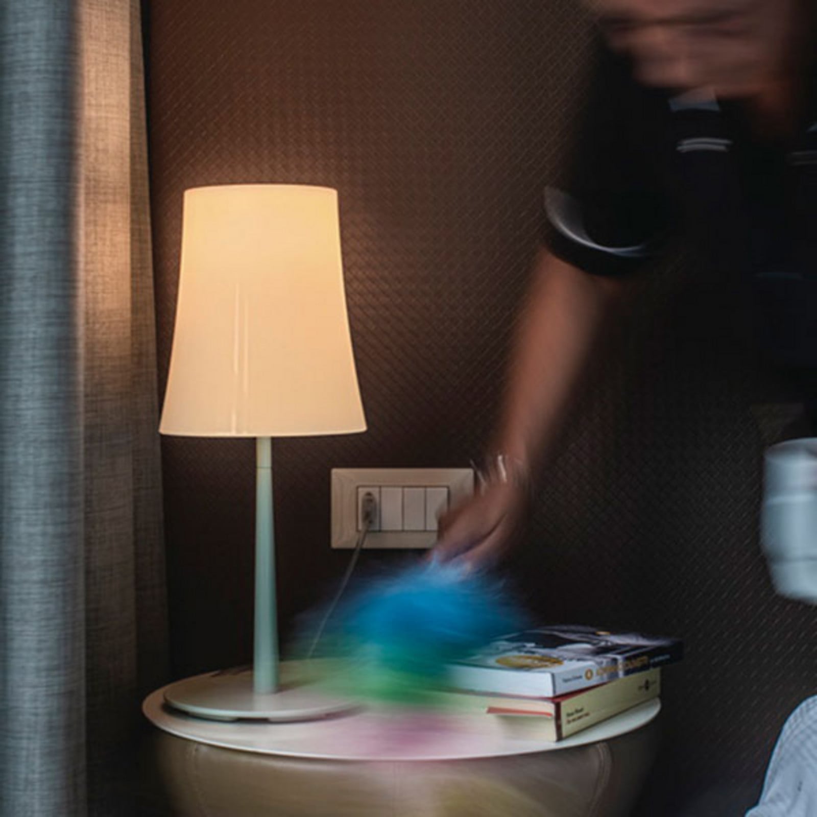 Foscarini Birdie Easy stolna lampa kadulja zelena