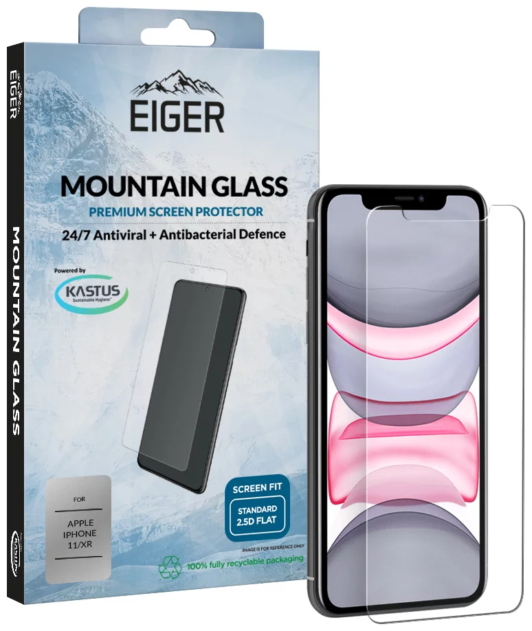 Zaštitno staklo Eiger GLASS Tempered Glass Screen Protector for Apple iPhone 11/XR in Clear
