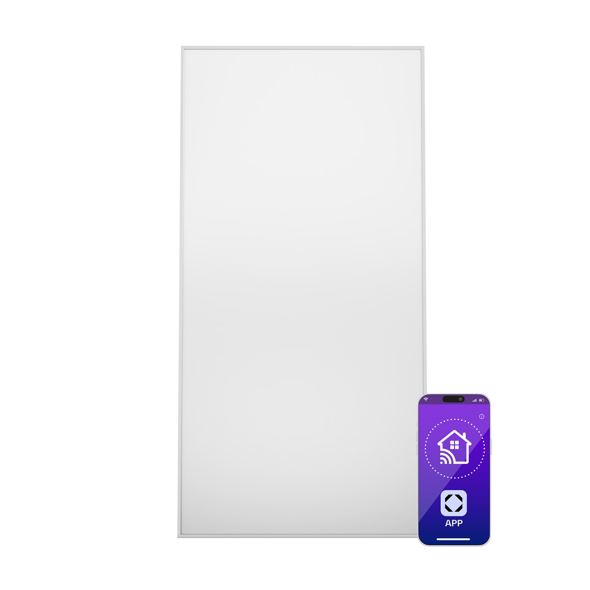 Klarstein Wonderwall Air Smart 770, infracrvena grijalica, 60 x 120 cm, 770 W, aplikacija