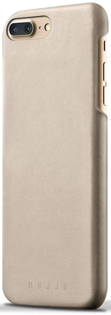 Maska MUJJO Leather Case for iPhone 8 Plus / 7 Plus - Champagne (MUJJO-CS-029-CH) 